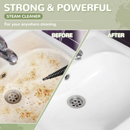 Powerful Handheld Steam Cleaner - Ultimate Portable Steamer with 11-Piece Accessory Set for All Your Cleaning Needs: Floors, Cars, Carpets, Upholstery, and More!