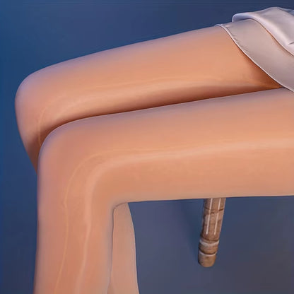 Shiny Satin High Elastic Horse Oil Stockings - Sexy Long Pantyhose for Women