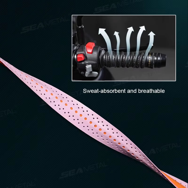 Upgrade Your Ride with BLALION Motorcycle Handlebar Tape - Soft, Durable, and Anti-Vibration Protection