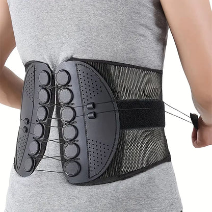 Breathable Mesh Lumbar Support Posture Corrector - Compression Rope Waist Protector