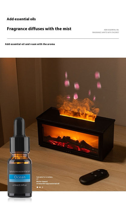 Transform Your Space with the Cozy Fireplace Flame Aroma Diffuser