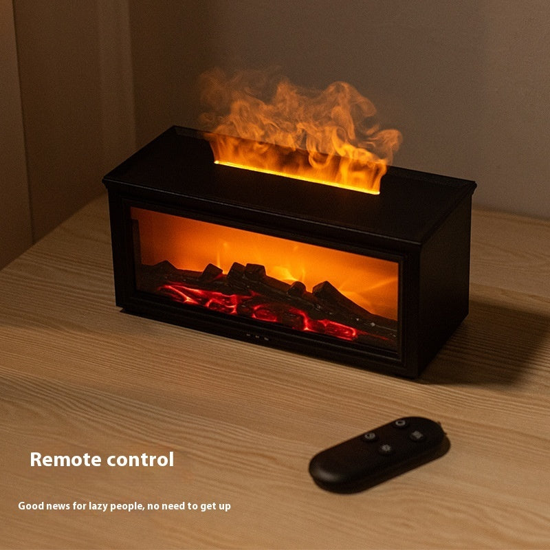 Transform Your Space with the Cozy Fireplace Flame Aroma Diffuser
