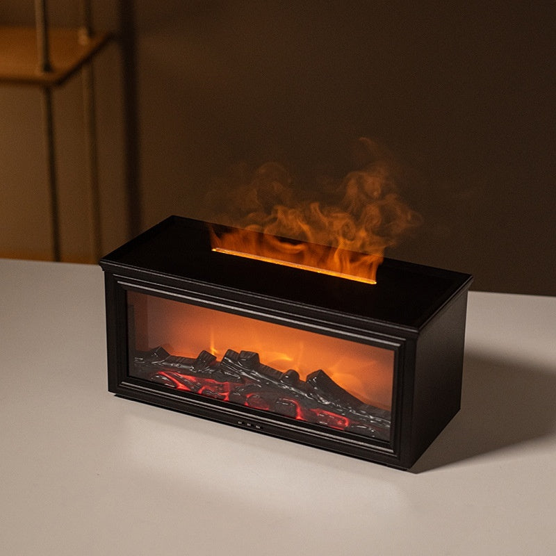 Transform Your Space with the Cozy Fireplace Flame Aroma Diffuser