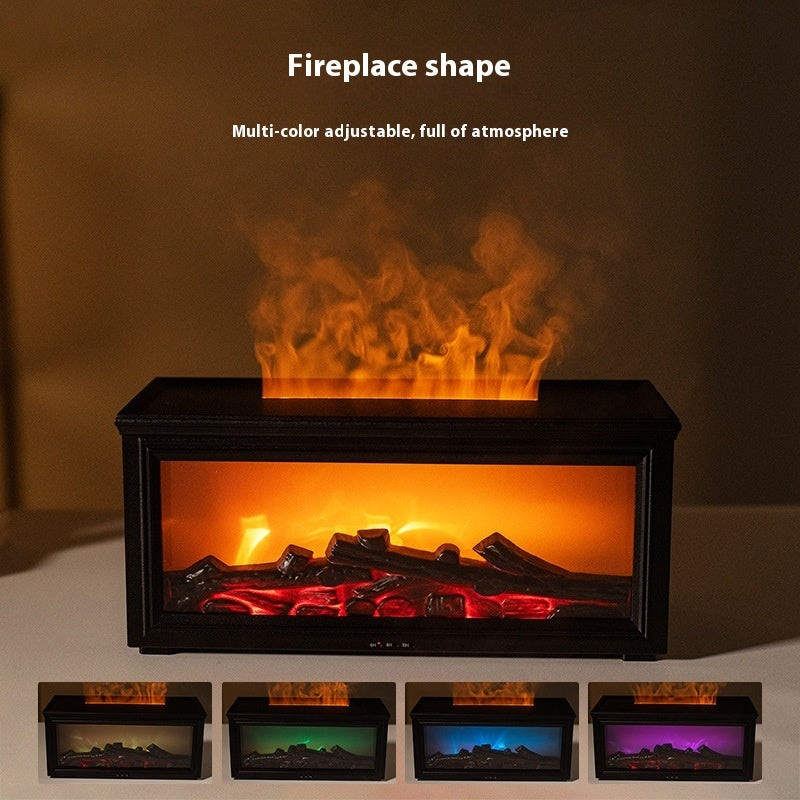 Transform Your Space with the Cozy Fireplace Flame Aroma Diffuser