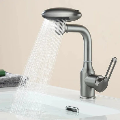 360° Rotating Waterfall Faucet with 4 Spray Modes - Ultimate Hot & Cold Sink Mixer for Your Bathroom