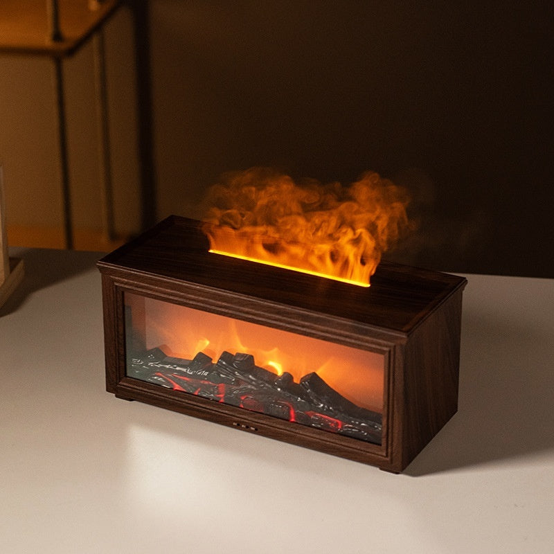 Transform Your Space with the Cozy Fireplace Flame Aroma Diffuser