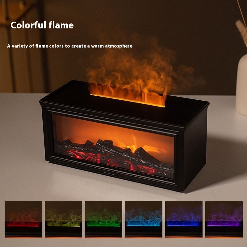 Transform Your Space with the Cozy Fireplace Flame Aroma Diffuser