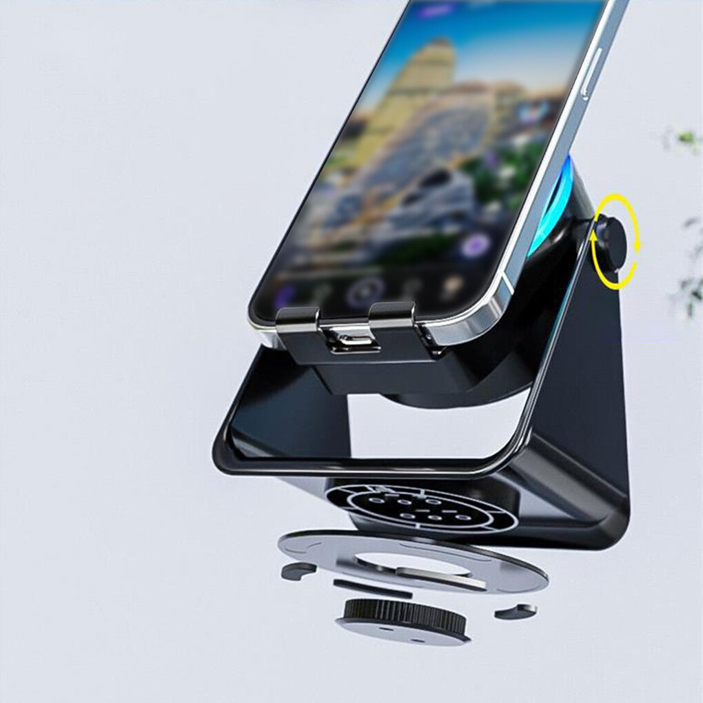 Bluetooth Wireless Induction Speaker & Cell Phone Stand - Ultimate Sound Experience!