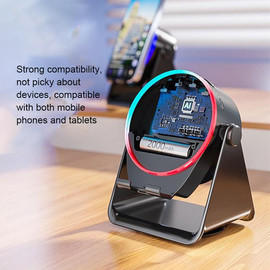 Bluetooth Wireless Induction Speaker & Cell Phone Stand - Ultimate Sound Experience!